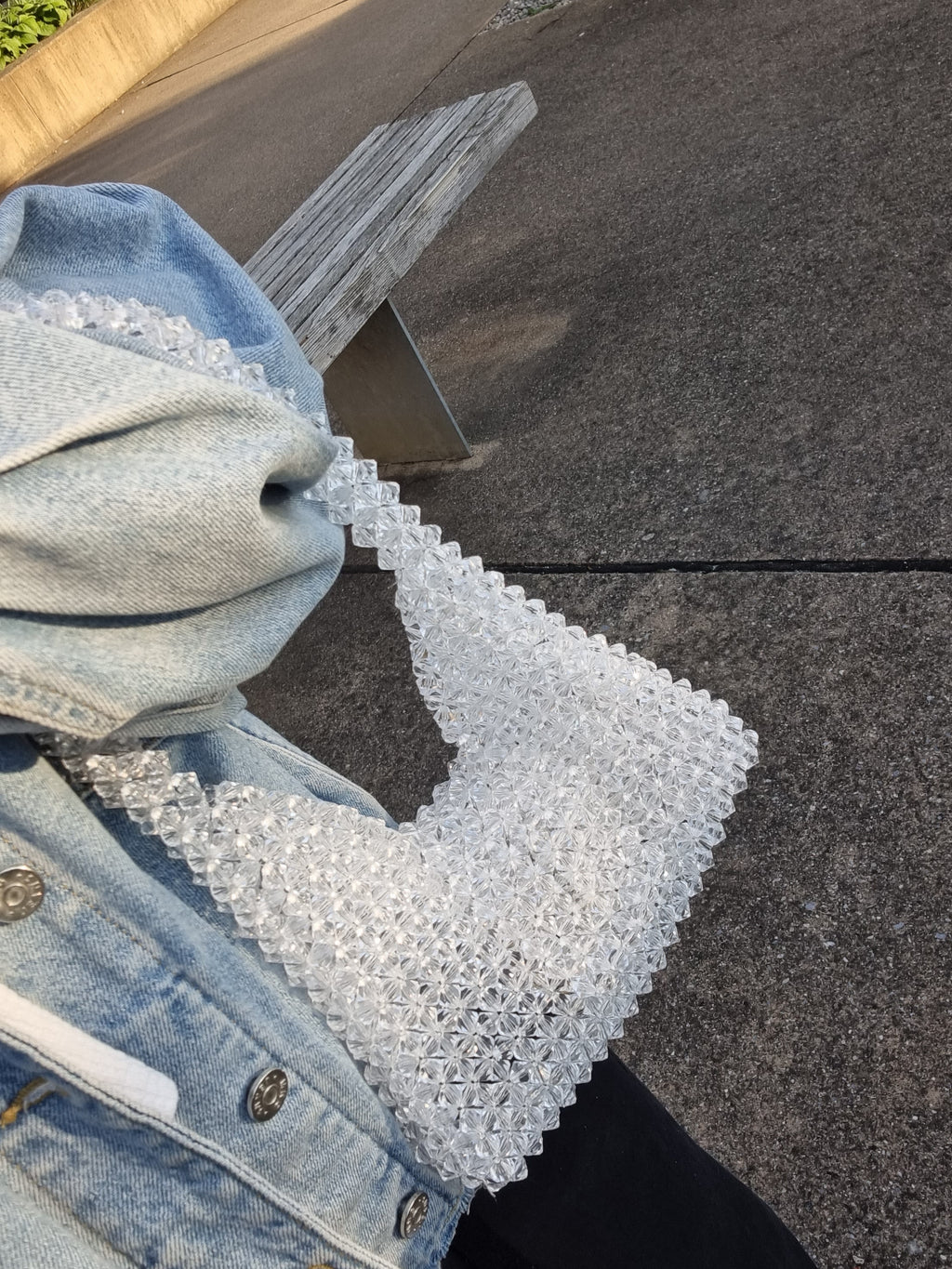 Unique pearl bag