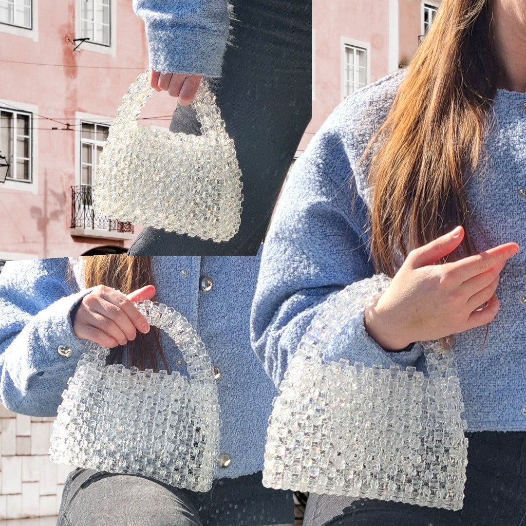 Unique pearl bag small