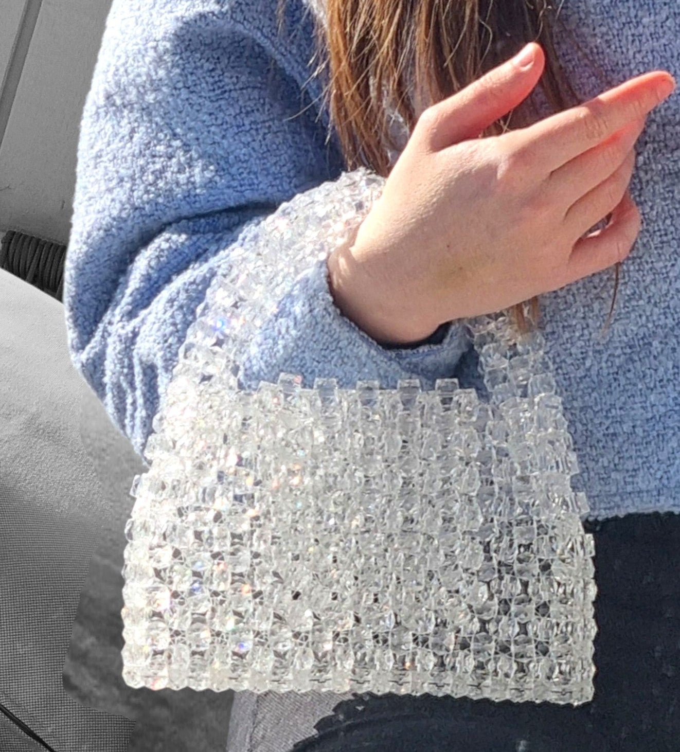 Unique pearl bag small