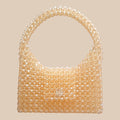 Unique pearl bag - peach