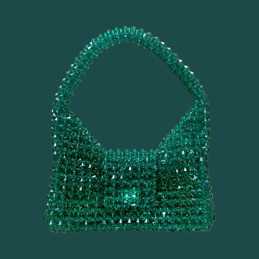 Unique pearl bag - green dream