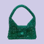Unique pearl bag - green dream