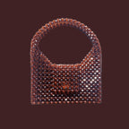unique peral bag - classic brown
