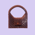 unique peral bag - classic brown
