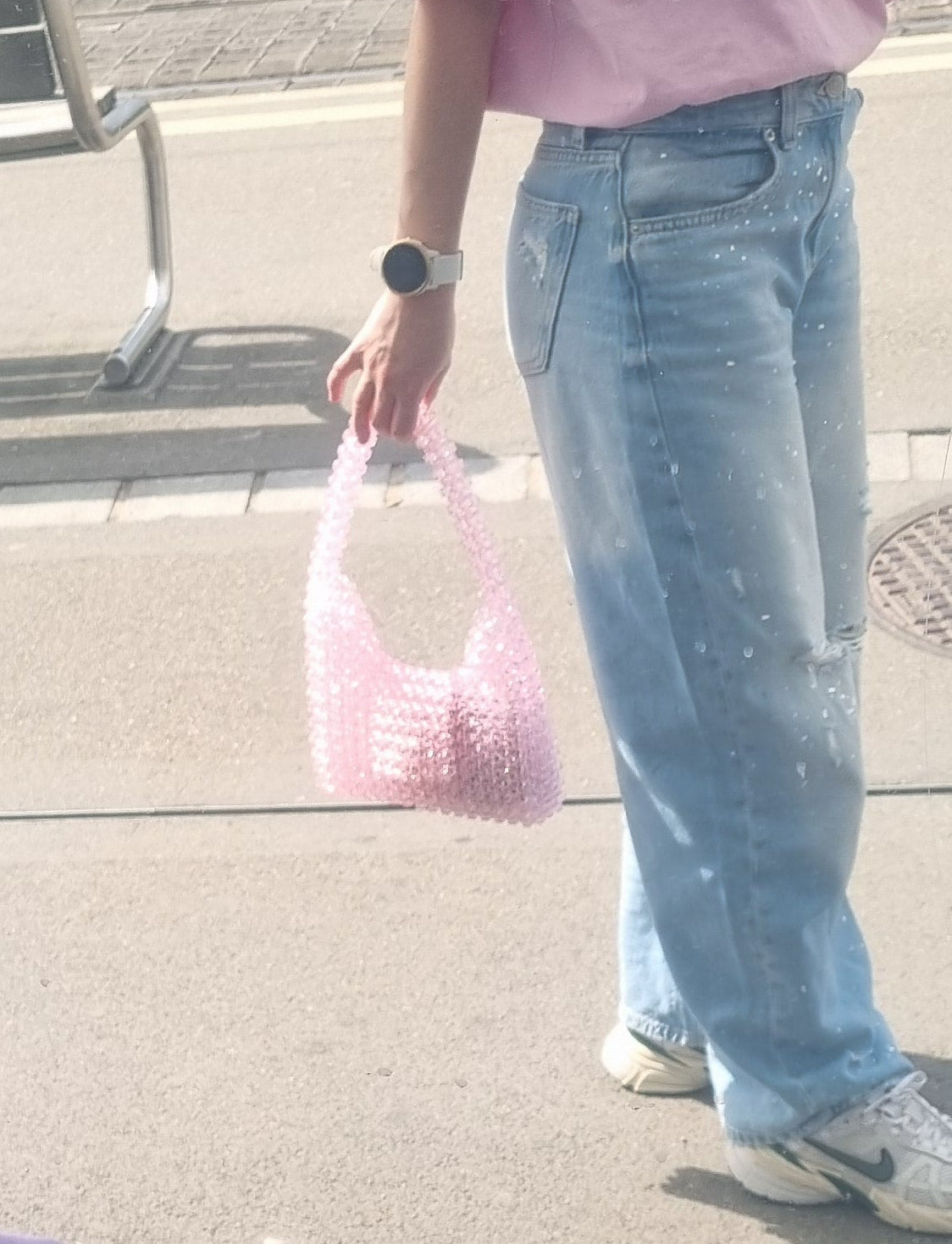 Unique pearl bag